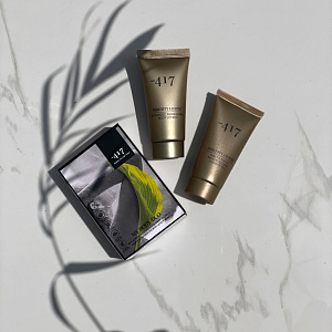 Купить со скидкой -417 Набор "Увлажнение и Минералы" (Гель для душа 40 мл + Лосьон для тела 40 мл) 60гр в официальном интернет-магазине minus417ru.com с бесплатной доставкой по России